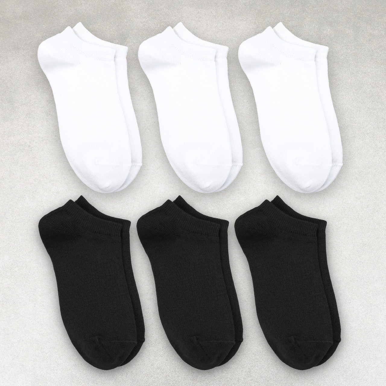 Шкарпетки чоловічі 6 пар «White&Black» короткі бавовна преміум сегмент розмір 39-42 арт.47.3/55.3, фото 1