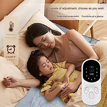 Електропростирадло для автомобіля 160×150 см, 45–60 Вт, м’який фліс/поліестер, сіре, обігрів для авто, живлення від прикурювача, фото 5