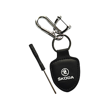 Брелок для ключів Skoda з карабіном
