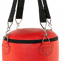 Боксерський мішок Kumm TitanFlex PVC 70×28 см, 16 кг, червоний, Україна, фото 4