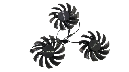 Вентилятор (кулер) Everflow 52081 для відеокарти Gigabyte G1 Rock GTX 1060 / 1080 комплект 3шт (T128010SM), фото 1