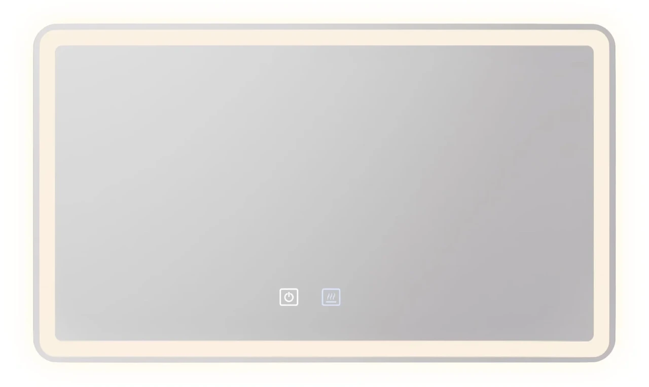 Зеркало для ванної Blumfeldt Caledonian LED 120x70 см з регулюванням кольору, функцією протипотіння та сенсорним керуванням, фото 1