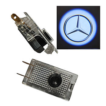 Штатне підсвічування на двері автомобіля з логотипом Mercedes W210, W639, Sprinet, Vito, Viano