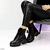 Круті зимові чорні шкіряні черевики берці супер ціна, фото 4