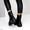 Круті зимові чорні шкіряні черевики берці супер ціна, фото 7
