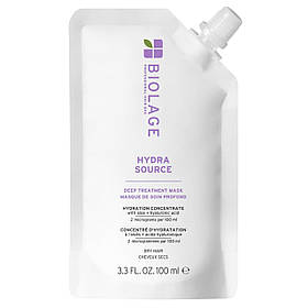 Маска-концентрат Hydra Source для глибокого відновлення та зволоження сухого волосся Biolage,100ml