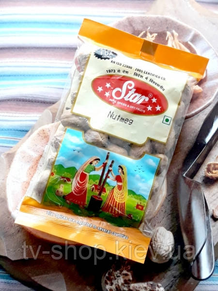 Nutmeg Мускатний горіх, Джайпхал 100 грамів., фото 1