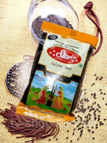 Kalongi Seed Калінджі, Чорнушка, Нігела 100 грамів., фото 1