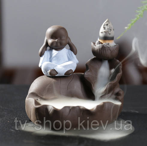 Підставка Рідкий дим кераміка Лист лотоса Нічого не чує, фото 1