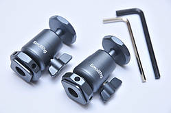 2 шт. набір SmallRig 2948B Кульова головка 360 шарнір із кріпленням холодний башмак 1/4" 3d