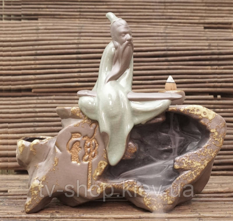 Підставка для пахощів Рідкий дим кераміка Арт.7669279-1, фото 1