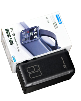 Потужний павербанк Konfulon A28Q 60000 мАч 22.5W | Зовнішній акумулятор на 7 пристроїв