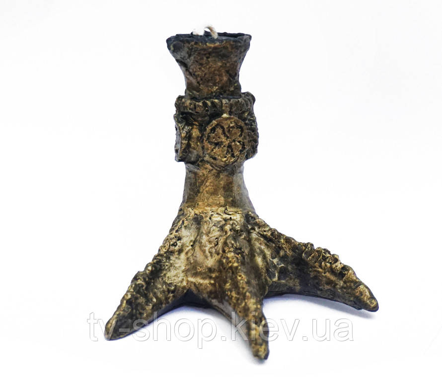 Свічка Куряча лапа Чорне золото, фото 1