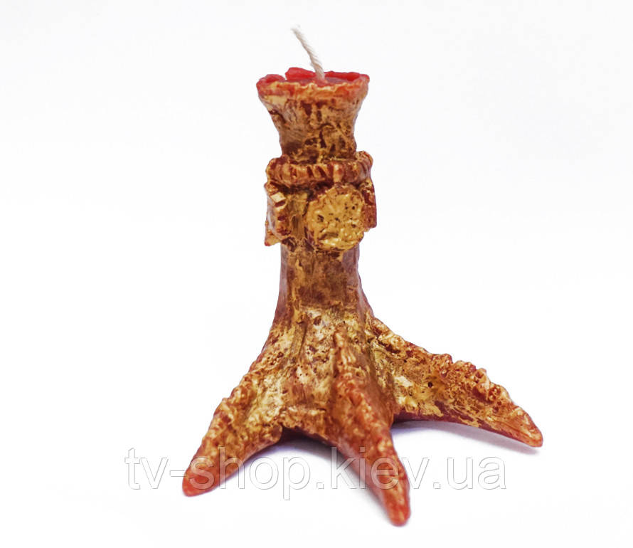 Свічка Куряча лапа Червоне золото, фото 1