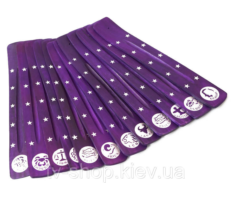 Набір підставок Зодіак 12 штук Фіолетовий, фото 1