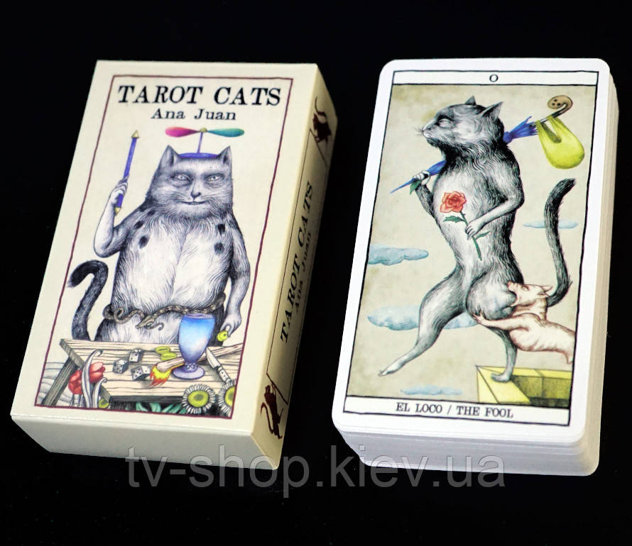 Карти Таро Кішок Анни Хуан (Tarot Cats by Ana Juan), фото 1