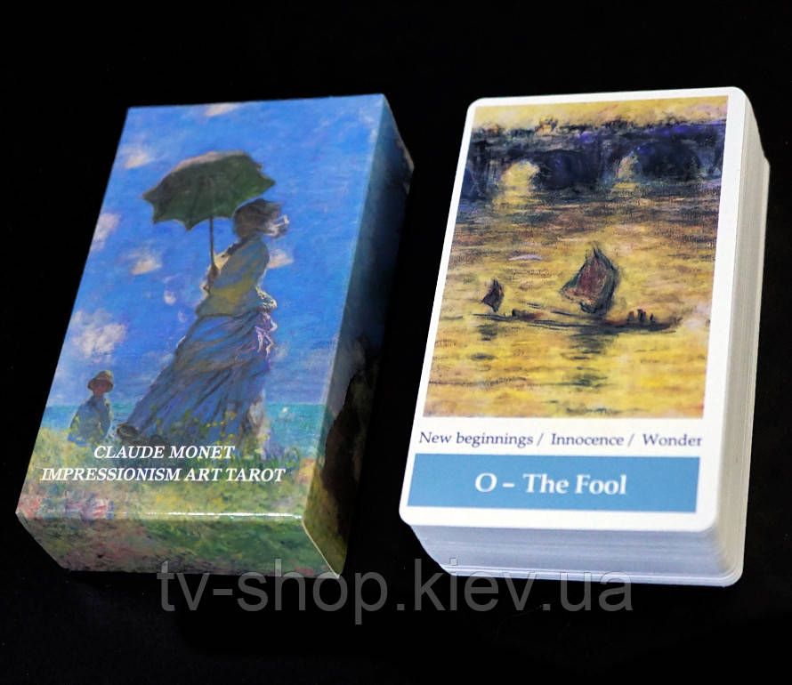 Карти Таро Клод Моне Мистецтво імпресіонізму (Claude Monet impressionism art Tarot), фото 1