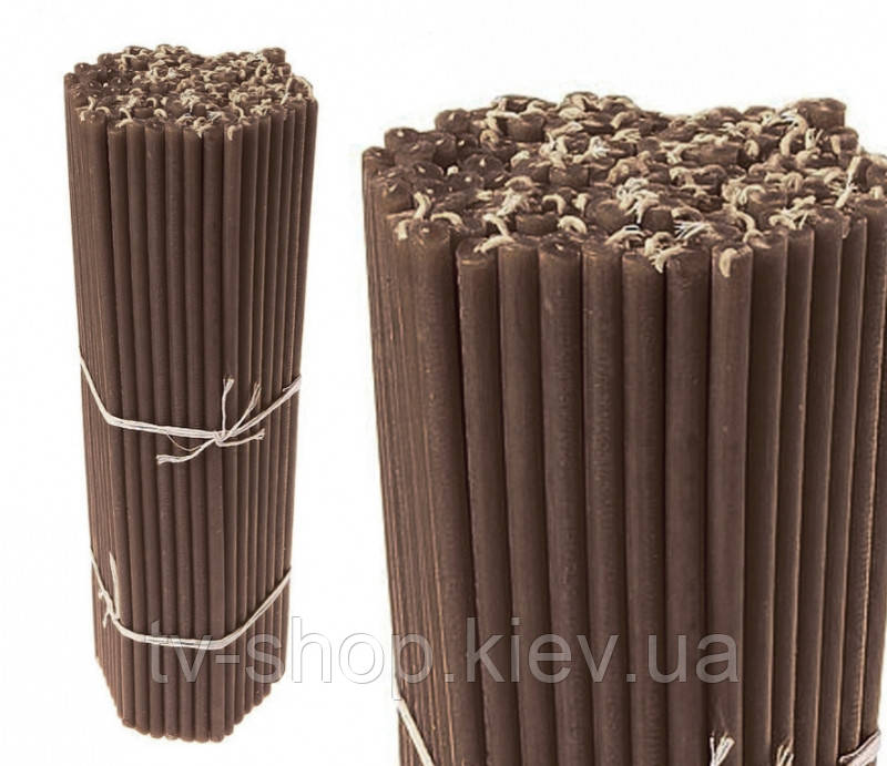 Свічки пучок 1 кг. Коричневі No30, фото 1