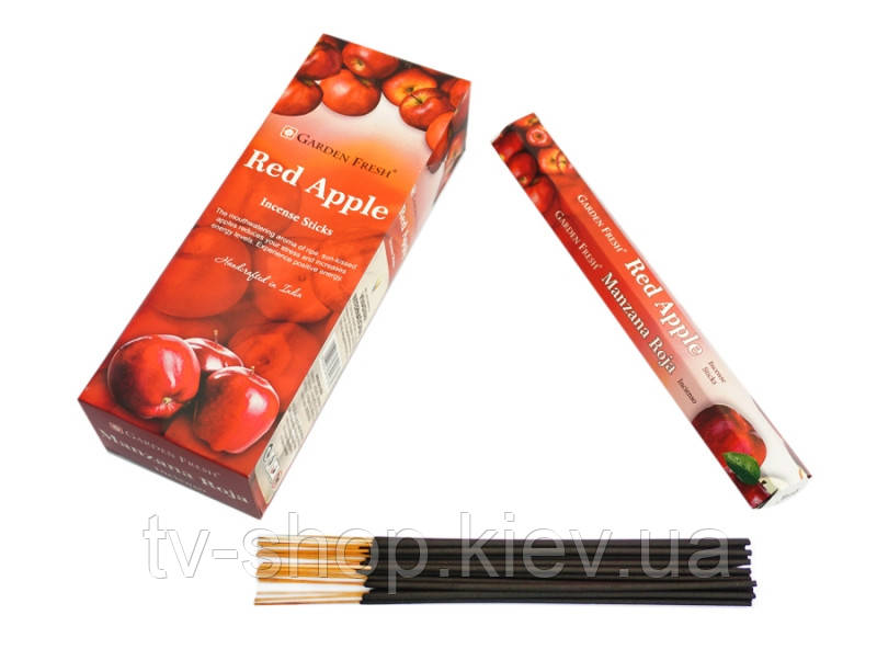 GF RED APPLE (шестигранник) Червоне яблуко, фото 1