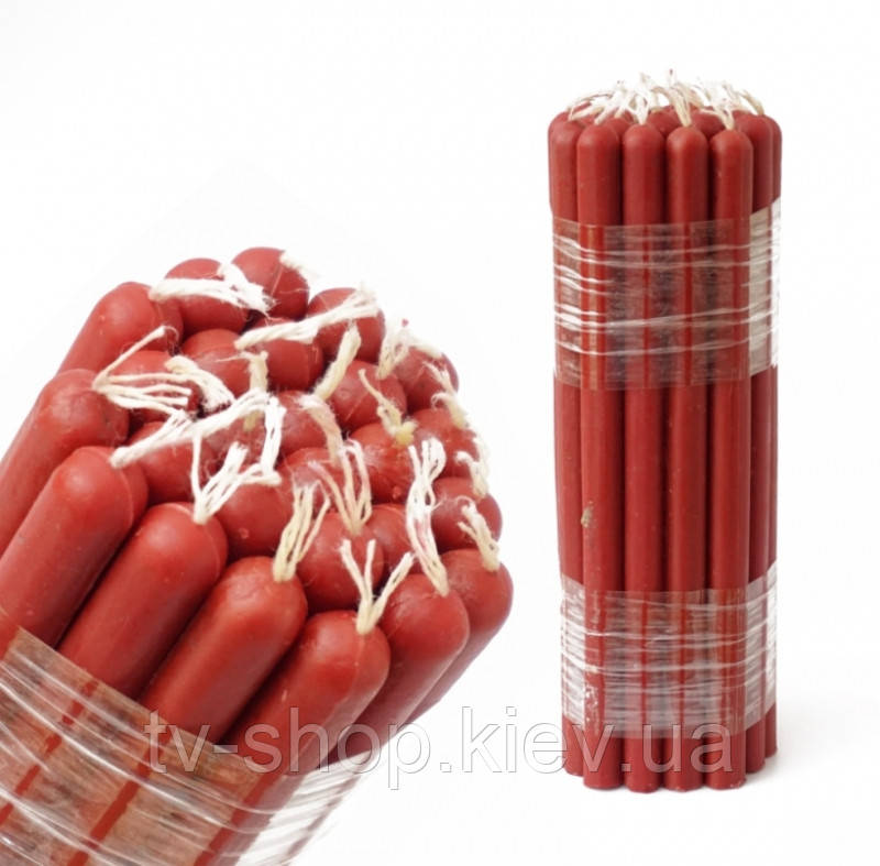 Свічки бажань малі 0,5 кг. Червоні, фото 1