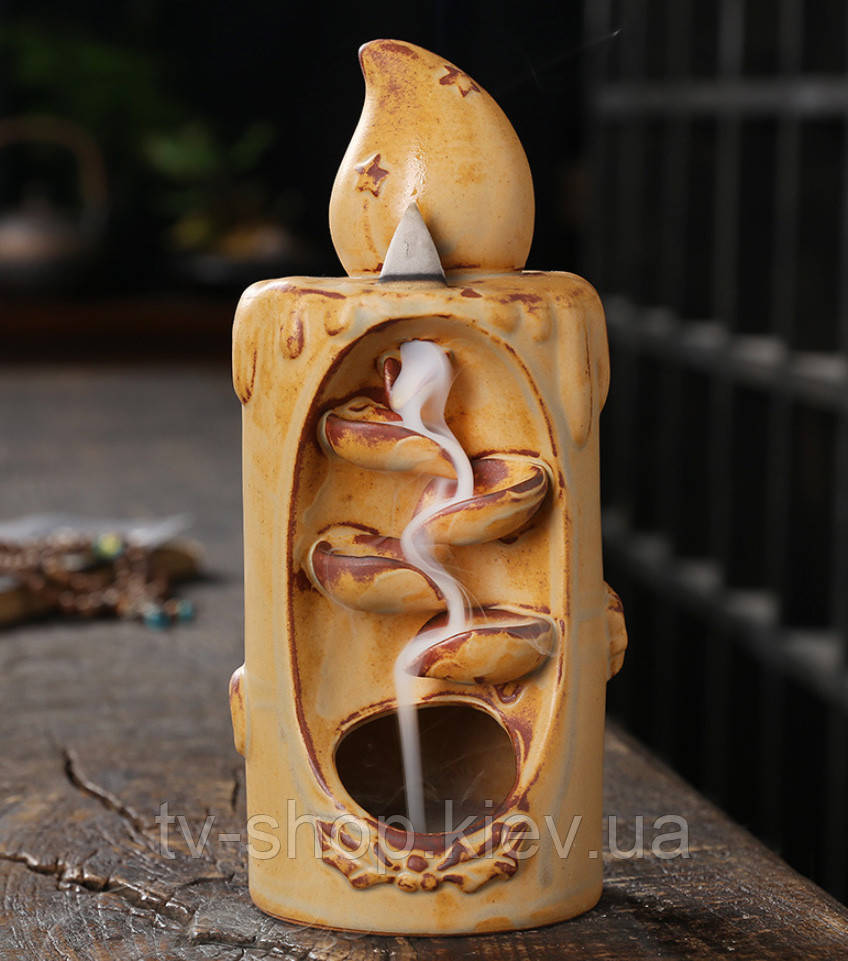 Підставка Рідкий дим Жовта свічка, фото 1