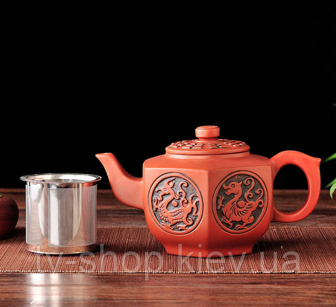 Чайник "Хранювачі чотирьох напрямів" Червоний 700 мл., фото 1