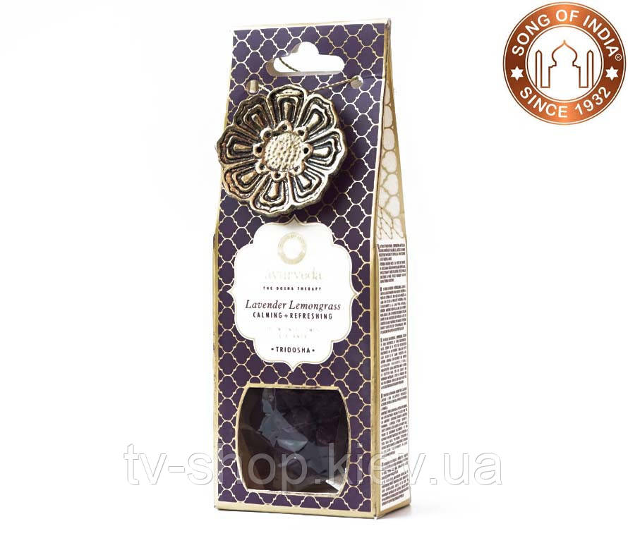 Аюрведичні конуси з підставкою Лаванда Лимонник Тридоша, фото 1