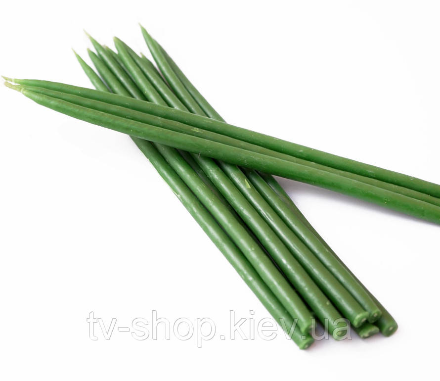 Свічка макана мала Зелена, фото 1