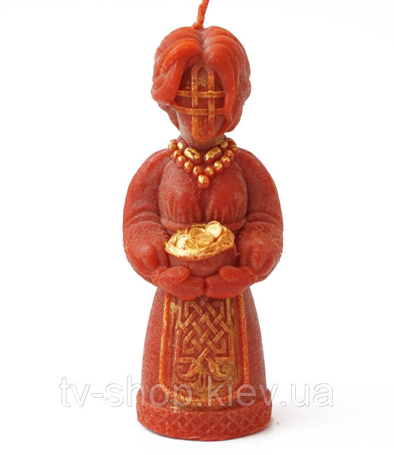 Свічка Гроденна Мотанка Червона, фото 1