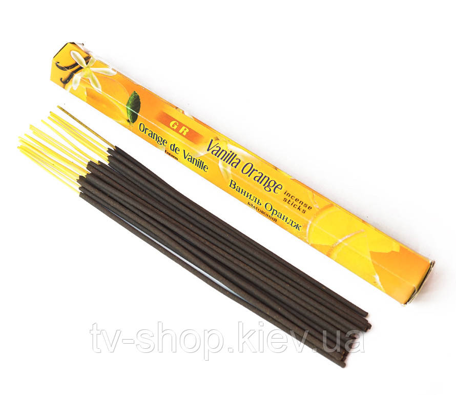 Ароматичні палички Ваніль Апельсин GR Vanilla Orange, фото 1