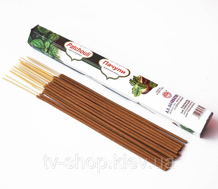 Ароматичні палички Пачулі Ayurvedic Patchouli, фото 1