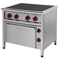 Електрична плита 4 конфорочна ПЕ-4Ш Н (нержав. сталь)