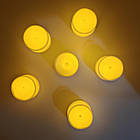 Деокративні Led свічки на батарейках упаковка 24 шт., біле тепле світло, Штучні світлодіодні свічки, фото 7