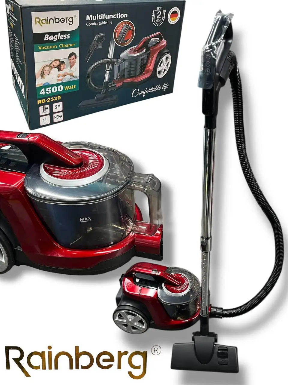 Пилосос контейнерний з регулятором потужності Rainberg RB-2320