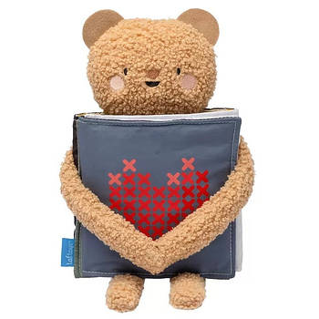 Розвивальна книжка розкладушка Обійми ведмедика 2в1 Taf Toys 13795
