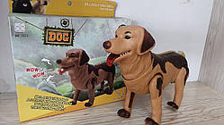 Іграшка музична собачка 3323 ходить, гавкає, грає музику.