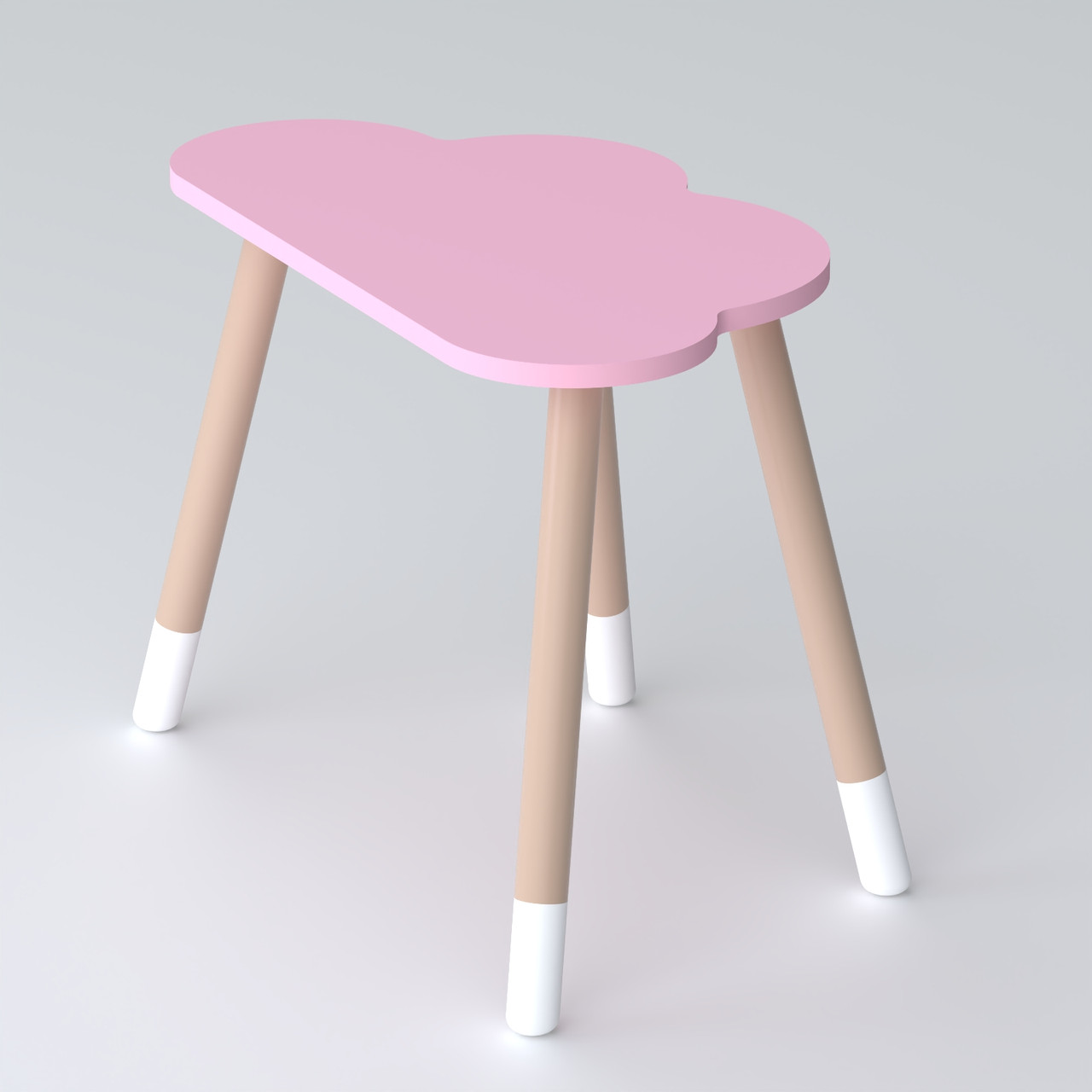 Дитячий стіл хмаринка 46х70х40, столик трюмо для дівчаток, рожевий, фото 1