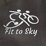 Батут кімнатний складний FitToSky 102 см, синій, фото 5