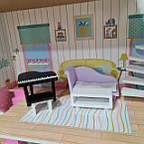 Дерев'яний ляльковий будиночок для Барбі AVKO Вілла Севілья + меблі, фото 8