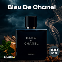 Духи Bleu De Chanel мужской аромат с цитрусом кедром и ладаном блю де Шанель 100 мл