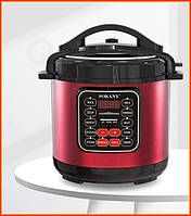 Багатофункціональна мультиварка скороварка 5 літрів 1000 ват з 10 програмами пароварка для дому та кухні