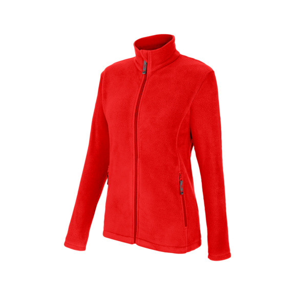 Кофта флісова жіноча JOB+, червона, розмір XS WURTH M456382010