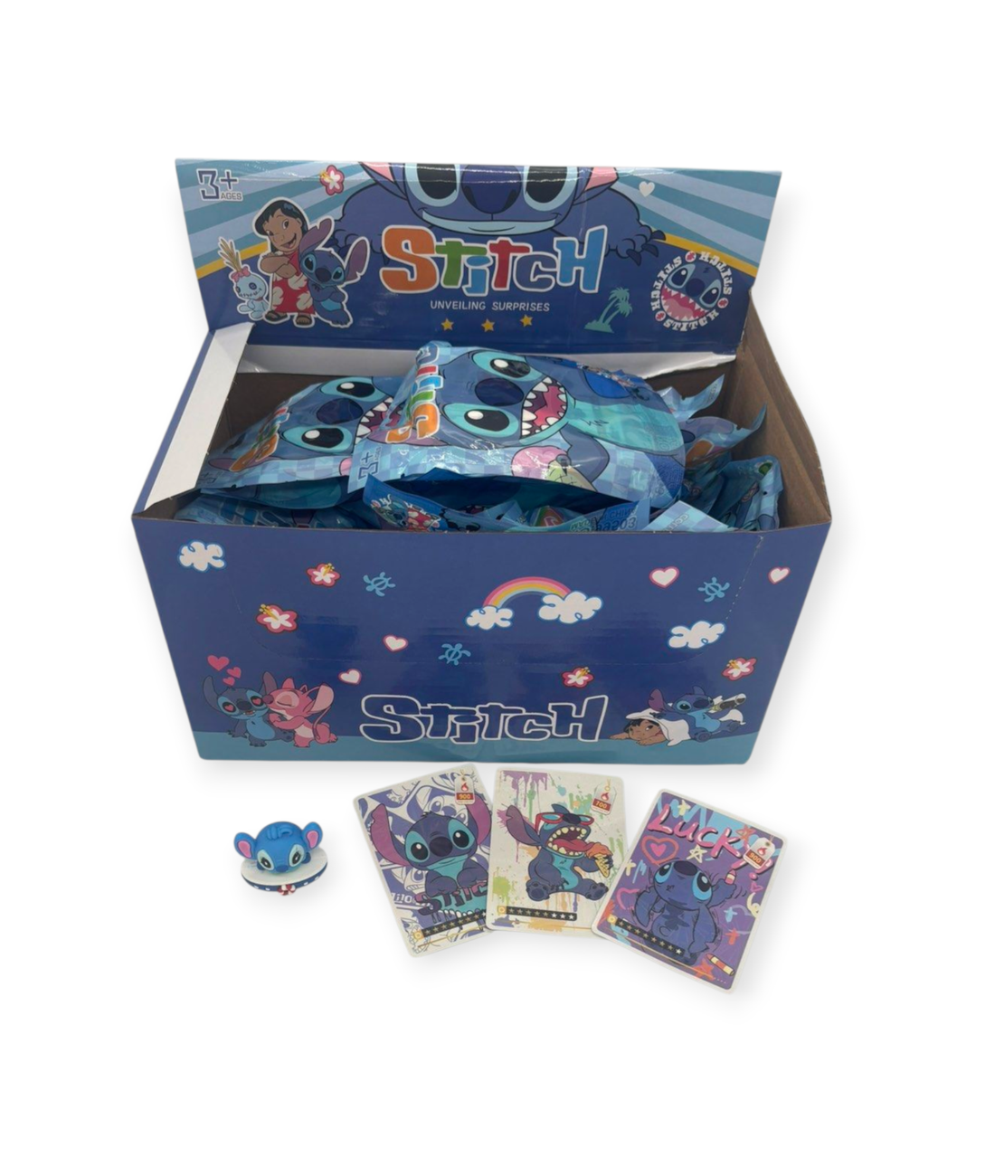 Фігурка та картки Стіч у пакеті, фото 1