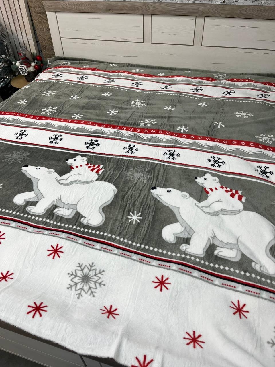 Плед новорічний Євро