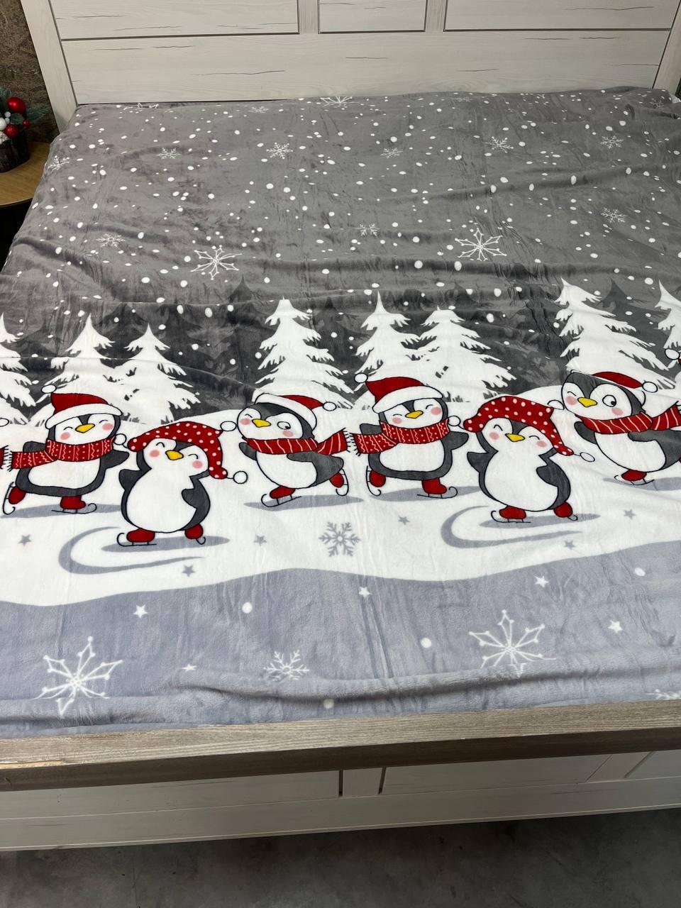 Плед новорічний Півтораспальний