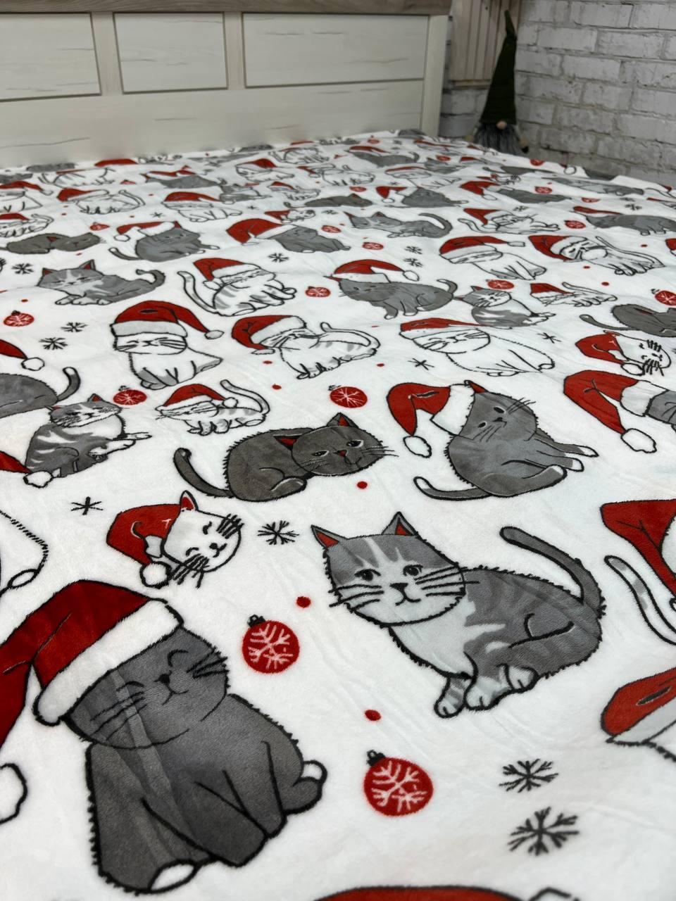 Плед новорічний Півтораспальний