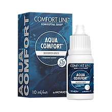 ʼAqua Comfort Comfort Line 10 мл | Зволожуючі краплі для очей | Зволожуючі краплі для лінз | Краплі з гіалуроновою кислотою