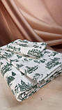Підковдра фланелева Cotton євро розмір 200 на 220 і наволочки 50 на 70 см, фото 5