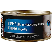 Корм для котів ANIMALL Тунець у ніжному желе 85 г