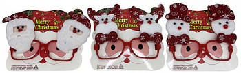 Окуляри новорічні "Д.Мороз, Сніговик, Олень" 24129-1 G-Rich
